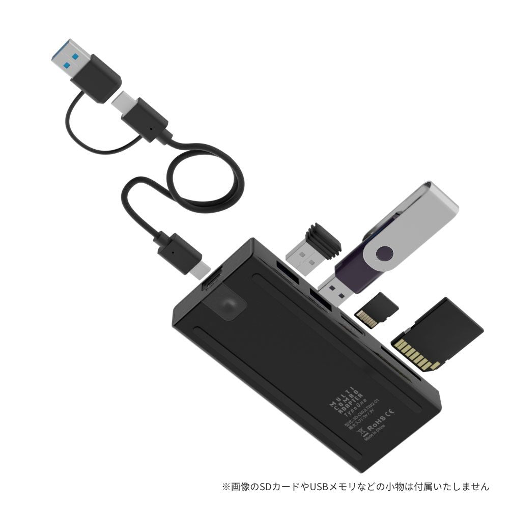 エアリア M.2 SSD搭載可能な外付けマルチアダプター【MULTI COMBO ADAPTER "Type One" / SD-CMULTIM2】SSD搭載 非搭載 両モデル販売中！ USB2.0ｘ2ポート 増設 拡張 USB3.1 Gen2 高速転送 SD-CMULTIM2 タイプワン