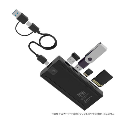 エアリア M.2 SSD搭載可能な外付けマルチアダプター【MULTI COMBO ADAPTER "Type One" / SD-CMULTIM2】SSD搭載 非搭載 両モデル販売中！ USB2.0ｘ2ポート 増設 拡張 USB3.1 Gen2 高速転送 SD-CMULTIM2 タイプワン