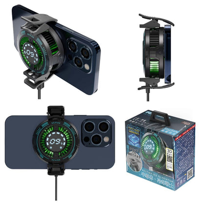 エアリア MagSafe対応 冷却戦士 ペルチェ素子 広範囲でスマホを冷却 マグセーフ PELTIER ICE GADIATOR マグネット吸着 スマホ冷却 スマホクーラー ホールド式 LED表示で冷却を実感 温度表示 半導体冷却 熱落ち ラグ防止 簡単取付 丸型 MS-COOLG3