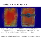 エアリア タブレット用冷却クーラー ANACONDA アナコンダ ペルチェ素子 広範囲でスマホを冷却 調節可能 タブレット冷却 タブレットクラー ホールド式 LED表示で冷却を実感 温度表示 半導体冷却 熱落ち ラグ防止 簡単取付 iPad サーフェス 10インチ 12インチ MS-COOLG4