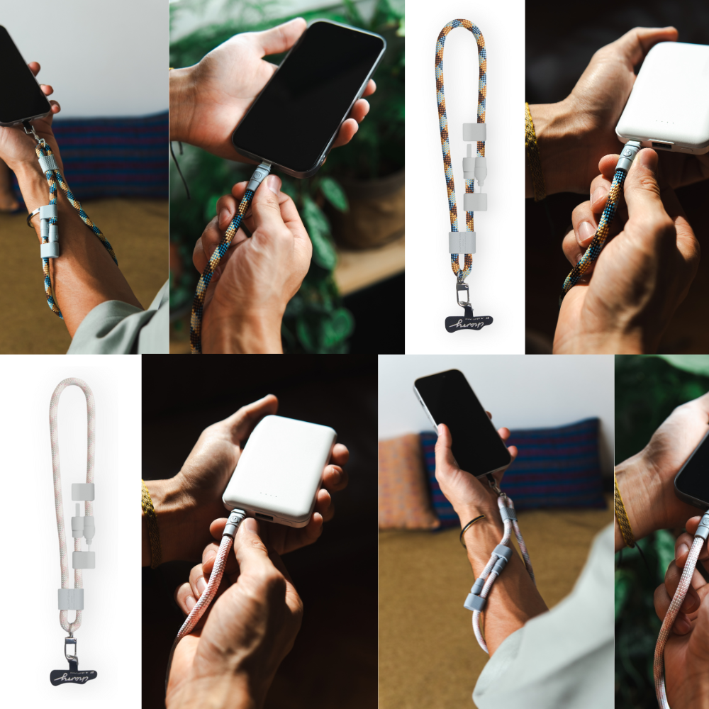 【訳あり/アウトレット】M.Craftsman エムクラフトマン Charry チャーリー 充電ケーブル内蔵 ストラップ ストラップカード S+SC ネック ショルダー ハンドストラップ ストラップ付属 首かけ ネックストラップ ハンズフリー おしゃれ かわいい かっこいい スマホショルダー ガジェット 便利グッズ タイプC クラフトマン (コピー)