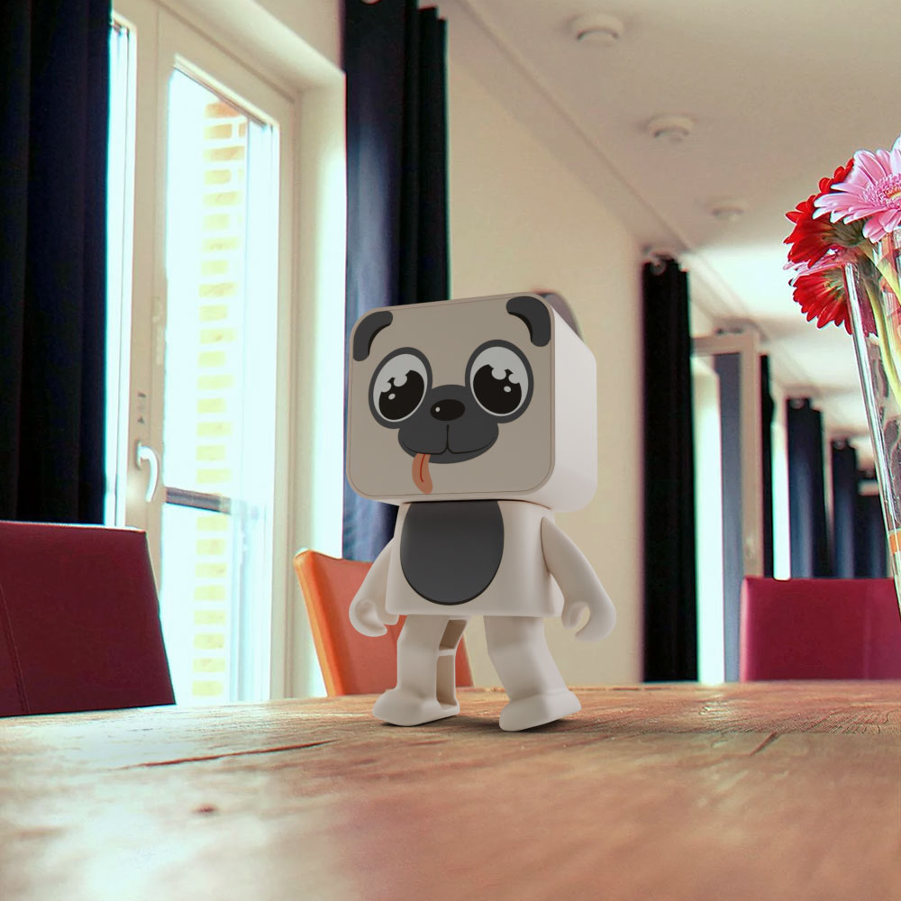 エアリア【ダンス・ダンス・スピーカー】 踊るスピーカーで音楽がもっと楽しくなる！ ワイヤレススピーカー 癒しのオーディオデバイス MS-DDS