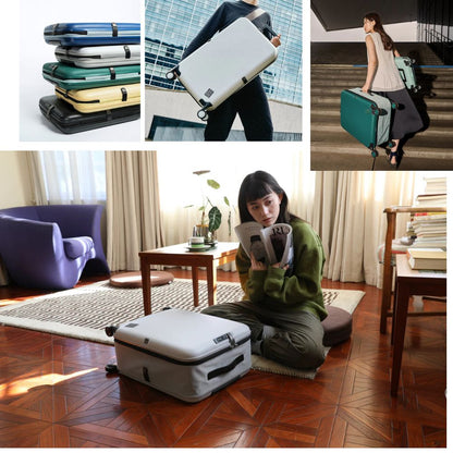 JOLLYING ジョーイング Pebble ぺブル スーツケース キャリーケース キャリーバッグ TSAロック くすみ 収納 畳める コンパクト 海外 国内 旅行  かわいい おしゃれ 女子旅 レディース キャスター 1泊 2泊 3泊 ビジネス 出張 研修 短期 卒業旅行 修学旅行 ホカンス 軽量