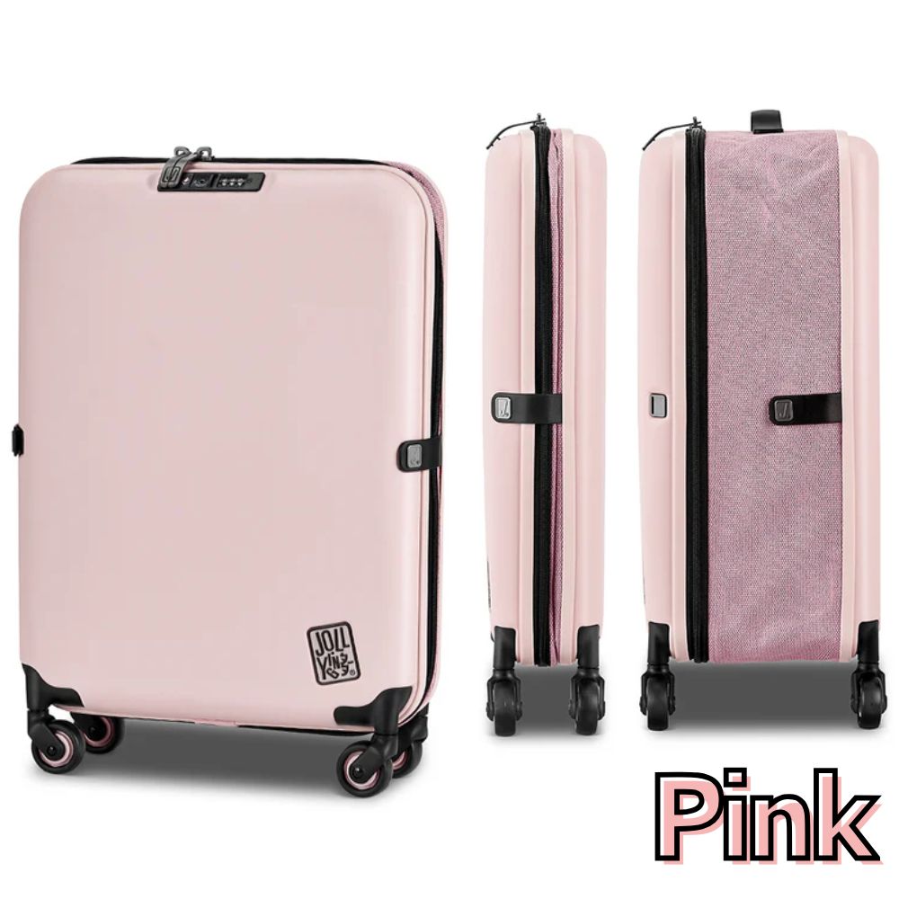 JOLLYING ジョーイング Pebble ぺブル スーツケース キャリーケース キャリーバッグ TSAロック くすみ 収納 畳める コンパクト 海外 国内 旅行  かわいい おしゃれ 女子旅 レディース キャスター 1泊 2泊 3泊 ビジネス 出張 研修 短期 卒業旅行 修学旅行 ホカンス 軽量