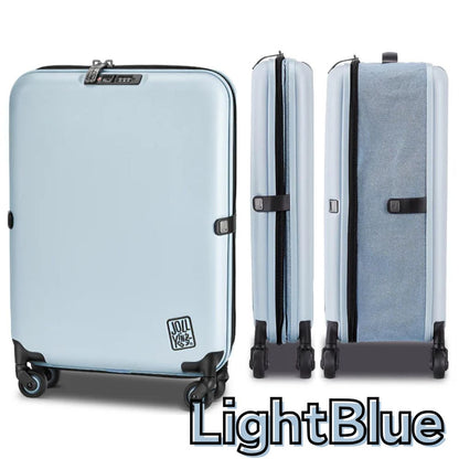 JOLLYING ジョーイング Pebble ぺブル スーツケース キャリーケース キャリーバッグ TSAロック くすみ 収納 畳める コンパクト 海外 国内 旅行  かわいい おしゃれ 女子旅 レディース キャスター 1泊 2泊 3泊 ビジネス 出張 研修 短期 卒業旅行 修学旅行 ホカンス 軽量