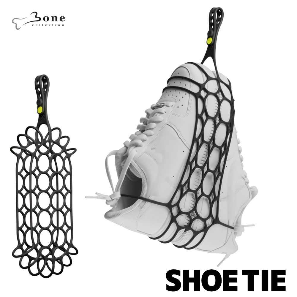 BONE SHOETIE シュータイ シューズホルダー シューズクリップ シューズハンガー シューズハーネス シリコン製 靴ハンガー シューズバッグ 靴吊り 靴掛け 靴干し 乾燥 持ち運び 持ち歩き 便利 スポーツ バスケ バスケット トレーニング 運動靴 練習靴 スニーカー ゴルフ