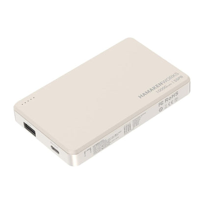 【direct！choice】ハマケンワークス 10000mAh JOVY SSPBシリーズ 準固体電池モバイルバッテリー HW-SSPB100 安全 長寿命 軽量 軽い 小型 大容量 高性能準固体電解質採用 SSPB Solid State Power Bank ジョヴィバッテリー USB-C 最新型 防災 iPhone アイフォン アンドロイド android