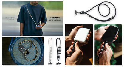 【訳あり/アウトレット】M.Craftsman エムクラフトマン Charry チャーリー 充電ケーブル内蔵 ストラップ ストラップカード S+SC ネック ショルダー ハンドストラップ ストラップ付属 首かけ ネックストラップ ハンズフリー おしゃれ かわいい かっこいい スマホショルダー ガジェット 便利グッズ タイプC クラフトマン (コピー)