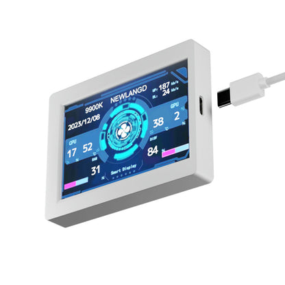 エアリア パソコンの稼動状況をリアルタイムで可視化 モニタリングモニター　THE STAND / SD-TASKDP-STWH　SD-TASKDP-STBK モニタリングディスプレイ ステータス表示 監視 管理 カスタマイズ ガジェット