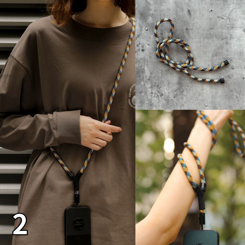 M.Craftsman YogglePro2 ヨグール スマートフォンストラップ ストラップカード ネック ショルダー 首かけ ネックストラップ ショルダーストラップ iPhone エムクラフトマン 高級感 おしゃれ かわいい かっこいい