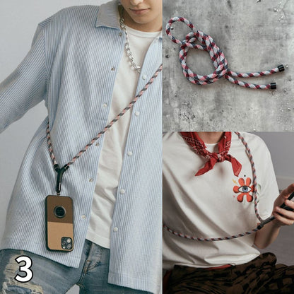 M.Craftsman YogglePro2 ヨグール スマートフォンストラップ ストラップカード ネック ショルダー 首かけ ネックストラップ ショルダーストラップ iPhone エムクラフトマン 高級感 おしゃれ かわいい かっこいい