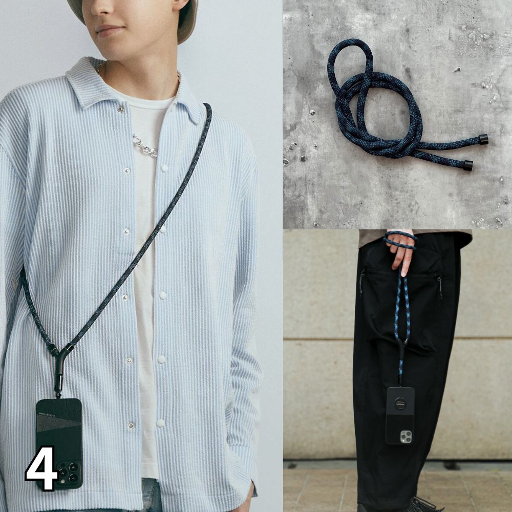 M.Craftsman YogglePro2 ヨグール スマートフォンストラップ ストラップカード ネック ショルダー 首かけ ネックストラップ ショルダーストラップ iPhone エムクラフトマン 高級感 おしゃれ かわいい かっこいい