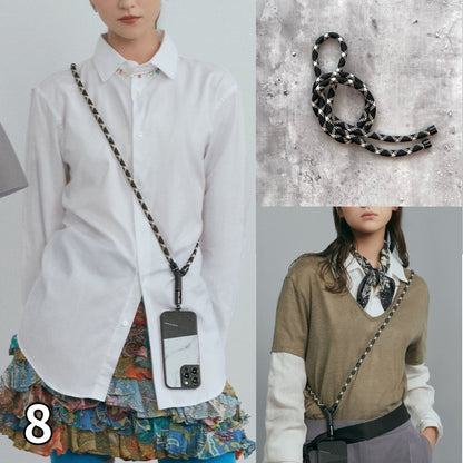 M.Craftsman YogglePro2 ヨグール スマートフォンストラップ ストラップカード ネック ショルダー 首かけ ネックストラップ ショルダーストラップ iPhone エムクラフトマン 高級感 おしゃれ かわいい かっこいい