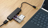 エアリア TypeC接続 ドッキングステーション マルチアダプター THREE RANGER USBハブ カードリーダー HDMI出力のマルチアダプタ 複合体シリーズ SD-UCRH1-A