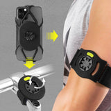 BONE Bike+Run TieConnect Kit 2in1 スマホマウンター ガーミン接続規格採用 4.7～7.2インチスマホに対応 自転車 ランニング用 スマートフォンホルダー タッチ操作 指紋認証 洗える 簡単着脱 調節可能 マルチ アームバンド　Bonecollection