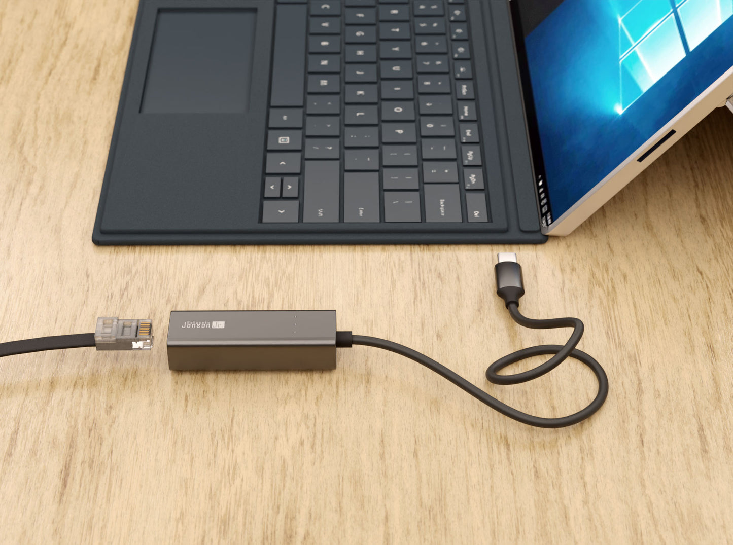 エアリア 有線LANアダプター 2.5ギガビット Type-C接続モデル Bakusoku Jonson Jr.  LEDインジゲーター搭載 SD-C25L-A