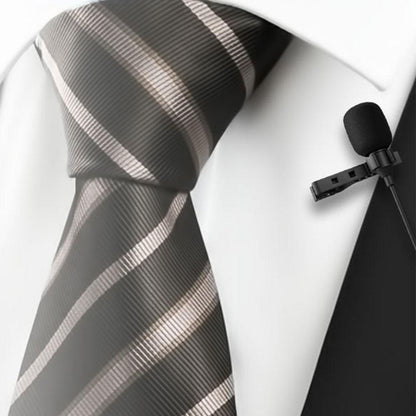 エアリア 3.5mm デュアルピンマイク ピンマイク 高性能 全指向性 マイク チャット 二股 プラグインパワーにも対応 電池 約6ｍの ロングケーブル 6.3mm変換プラグ付属 スマホ PC カメラ SD-PiZWEI-B