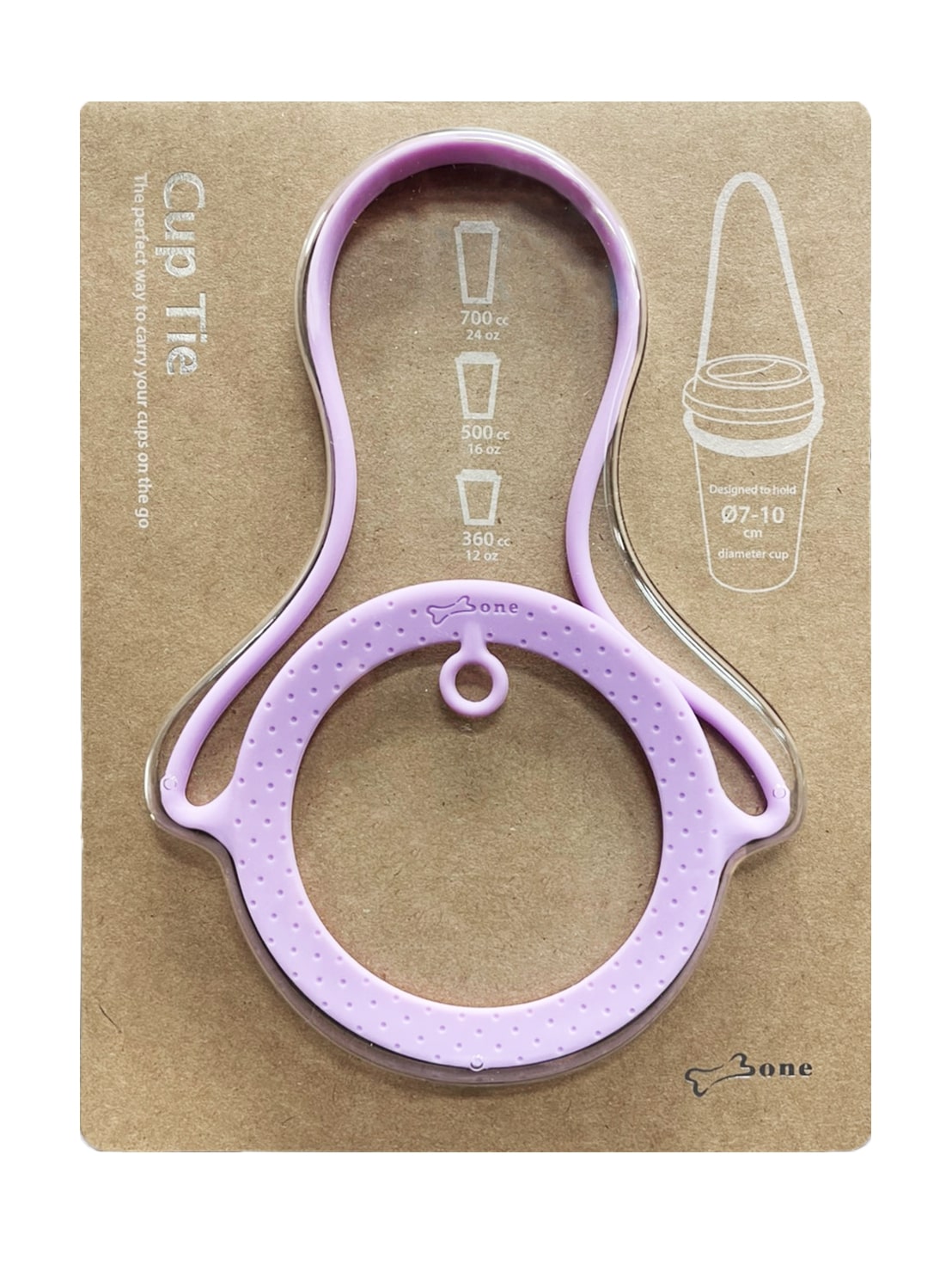 ドリンクホルダー カップホルダー タピオカ 持ち運び コーヒー スタバ シリコン製 タンブラー アイスコーヒー レモネード バナナジュース タピ活 タピる CupTie LF18082 Bonecollection