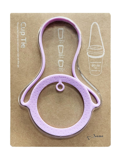 ドリンクホルダー カップホルダー タピオカ 持ち運び コーヒー スタバ シリコン製 タンブラー アイスコーヒー レモネード バナナジュース タピ活 タピる CupTie LF18082 Bonecollection