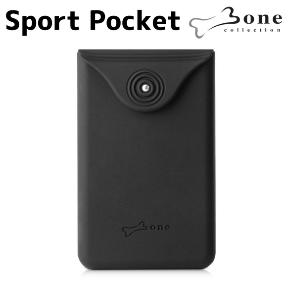 【オプション】Sport Pocket 単品 Runtie2 BikeTie に取付可能 シリコン素材のポケット カード4枚収納 鍵 洗える BonecollectionMax 対応 ウォーキング マラソン スポーツ 運動 Bonecollection