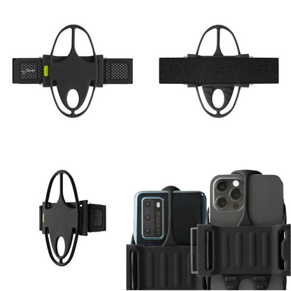 RunTie2 ランニング スマホ アームバンド タッチ操作 指紋認証 洗える 清潔軽量 通気性 簡単着脱 調節可 マルチ対応 スマートフォン用 4.7~7.2インチ適用 iPhone12ProMax 対応 ウォーキング マラソン スポーツ 運動 Bonecollection