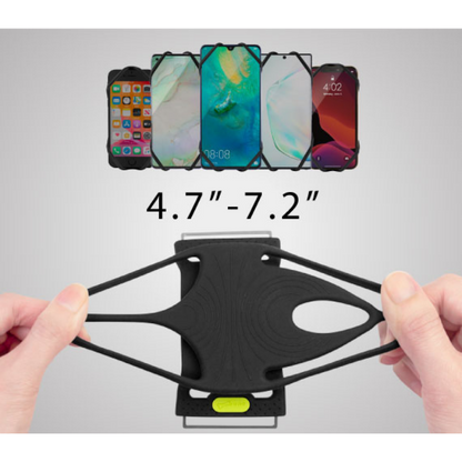 RunTie2 with Pocket ランニング スマホ アームバンド タッチ操作OK 指紋認証  洗える 清潔軽量 通気性抜群 簡単着脱 調節可 マルチ スマートフォン用 4.7~7.2インチ対応 鍵 カード収納 ウォーキング マラソン スポーツ Bonecollection