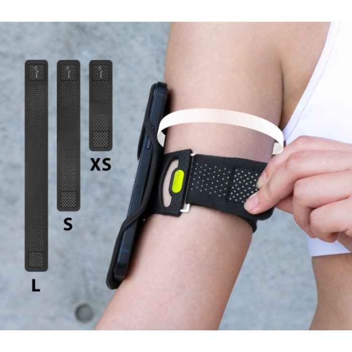 RunTie2 with Pocket ランニング スマホ アームバンド タッチ操作OK 指紋認証  洗える 清潔軽量 通気性抜群 簡単着脱 調節可 マルチ スマートフォン用 4.7~7.2インチ対応 鍵 カード収納 ウォーキング マラソン スポーツ Bonecollection