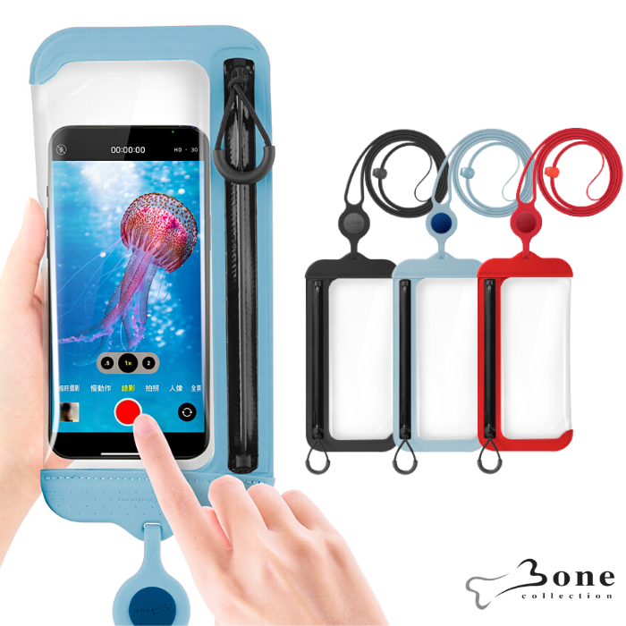 【訳あり/アウトレット】Bone サイドから大きく開く防水ファスナー採用の進化系防水バック【CrossBody WaterProof Phone Bag2】防水ケース IPX8取得 アンドロイド パスポート android iPhone