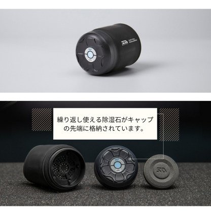 SILENT DRY カメラレンズ 除湿 マルチサイズキャップ WRAPPIE 半永久強力除湿石搭載 繰り返し使える 除湿剤 乾燥剤 強力除湿 エコ コンパクト レンズキャップ シリコン 保管 防カビ クモリ防止 カメラ女子 父の日 プレゼント