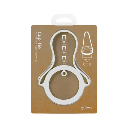 ドリンクホルダー カップホルダー タピオカ 持ち運び コーヒー スタバ シリコン製 タンブラー アイスコーヒー レモネード バナナジュース タピ活 タピる CupTie LF18082 Bonecollection