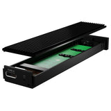 AREA M.2 NVMe SSD 外付けケース USB3.1 Gen2 冷却ヒートシンク一体型 超高速転送 NVMe M Key専用 SD-M2NV