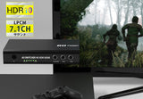 4K/60fps対応 HDMI切替機 60switcher 3入力1出力 HDMI2.0 LPCM7.1サウンド HDR10 SMART自動切替（ON/OFF）リモコン 任天堂Switch PS4 各種ゲーム機対応 SD-HDR3SW
