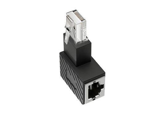 エアリア 世田谷電器シリーズ LAN角度変換アダプター 中町2丁目～５丁目  金属端子 カテゴリー6A対応 LANの向きを変えたい 90度に角度変換 ゲーム機 パソコン配線の整理整頓