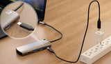 AREA TypeC接続 多機能マルチアダプタ 5in1 GigaBit LAN USB3.0×2ポート PowerDelivery (60Wまで) M.2SSDケース WindowsとMac両対応 テレワーク M2COMBO 超複合体部隊 FIVE RANGER　SD-M2COMBO