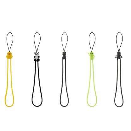 BONE STRAP ストラップ 上質なシリコンで 付けるモノを傷つけない優しい ストラップ ダックアヒル キャット ネコ 猫 パンダ 忍者 エイリアン 宇宙人 かわいい スマホ APP2 AirPodsPro第2世代 鍵 カメラ バッグ ポーチBonecollection Bone ボーン