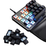 エアリア A Select 片手用 ゲーミングキーボード 左手用 eスポーツ メカニカルキー搭載 人間工学デザイン 金属フレーム AS-K27  MOTOSPEED