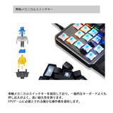 エアリア A Select 片手用 ゲーミングキーボード 左手用 eスポーツ メカニカルキー搭載 人間工学デザイン 金属フレーム AS-K27  MOTOSPEED
