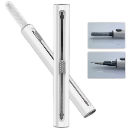 ミニクリ 3in1 マルチクリーナー イヤホンの掃除やAirpodsなどワイヤレス充電器の掃除に最適 ペン型 スティック 小型 ポータブル 多機能 ダスト ブラシ ホコリ　細かい 清潔 汚れ お手入れ 隙間 イヤホン AirpodsPro